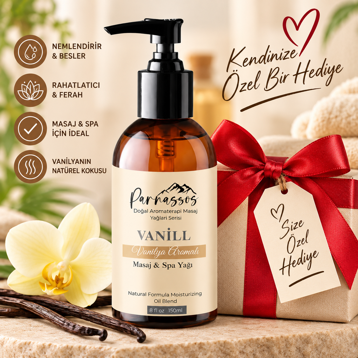 Doğal Aroma Terapi Masaj Yağı
